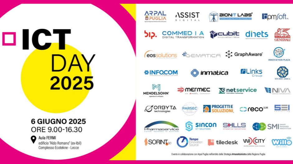 Net Service takes part in ICT Day 2025 organized by the I-STORE center of Unisalento