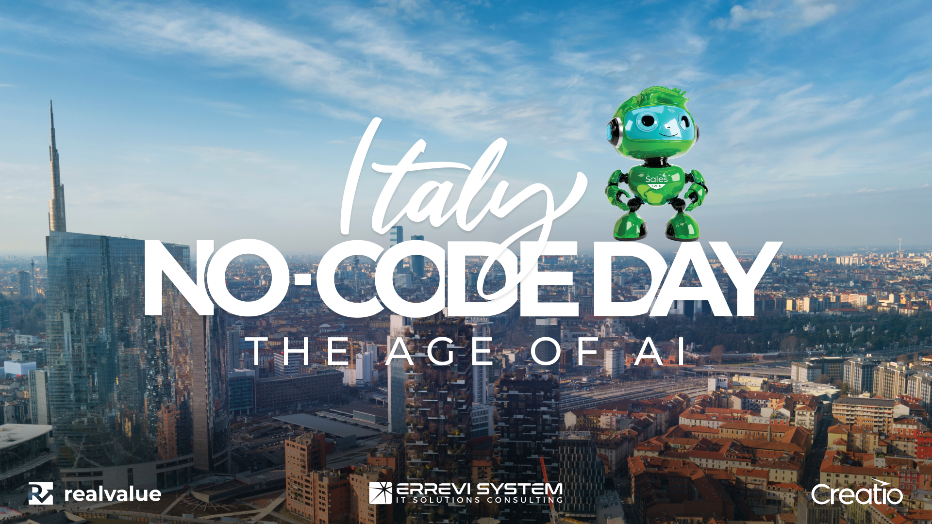 Realvalue, part of Net Service Group, to organize the first Italian edition of No-Code Day