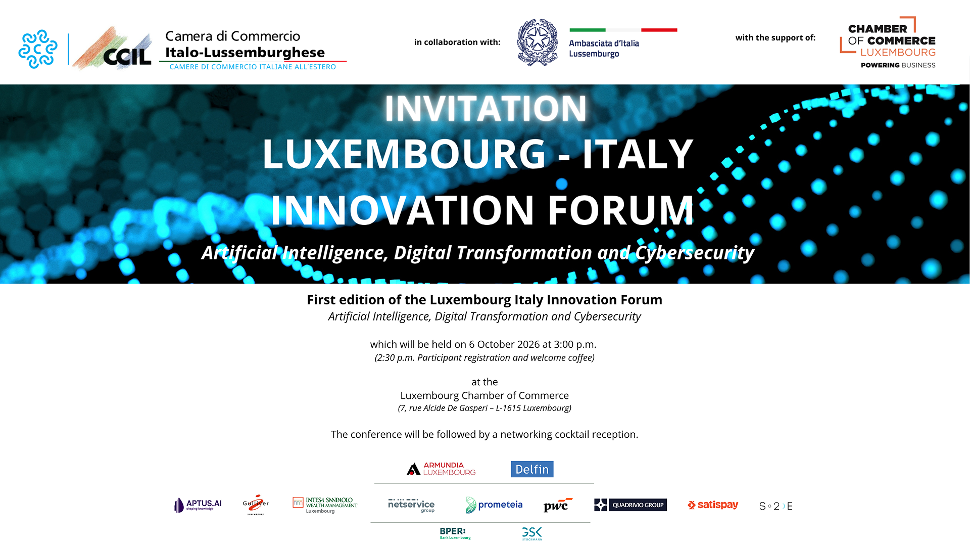 Net Service Group al Luxembourg-Italy Innovation Forum
